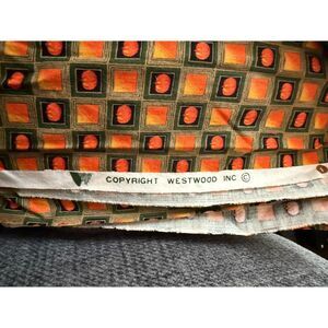 west wood pumpkin fabric 7.5 yards